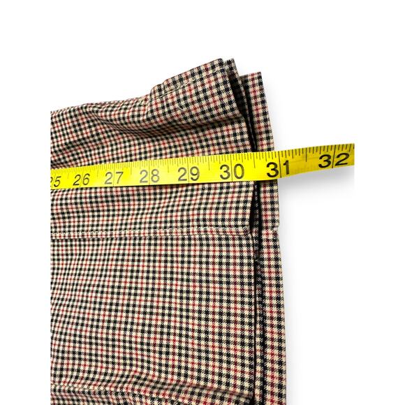 Tommy Hilfiger Women's Plaid Cropped Pants Size 10 - Picture 8 of 9